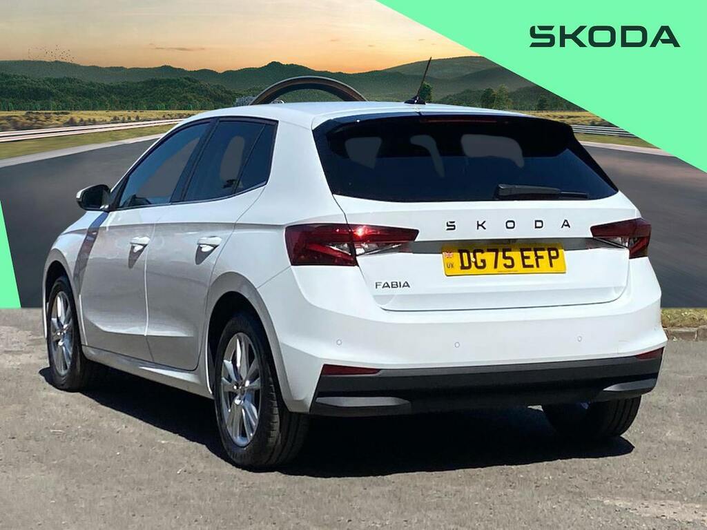 Skoda Fabia 1.0 Tsi Se L Edition Hatchback Dsg Euro DG75EFP White #2