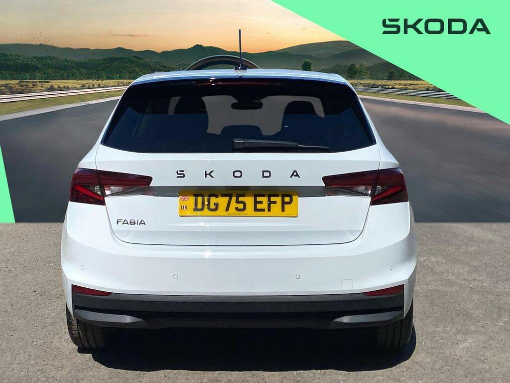 Skoda Fabia 1.0 Tsi Se L Edition Hatchback Dsg Euro DG75EFP White #4