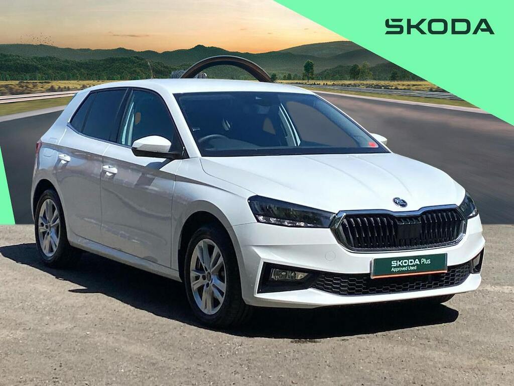 Skoda Fabia 1.0 Tsi Se L Edition Hatchback Dsg Euro White