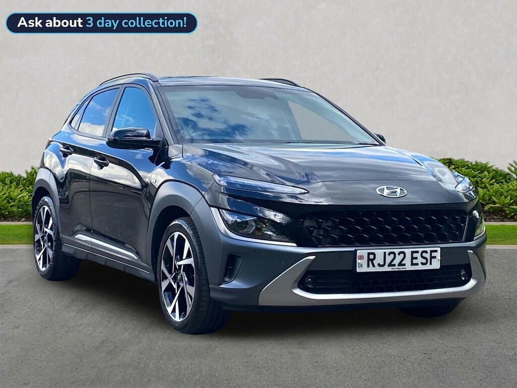 Hyundai Kona 1.0 T-gdi Mhev Premium Suv Hybrid Manua Black