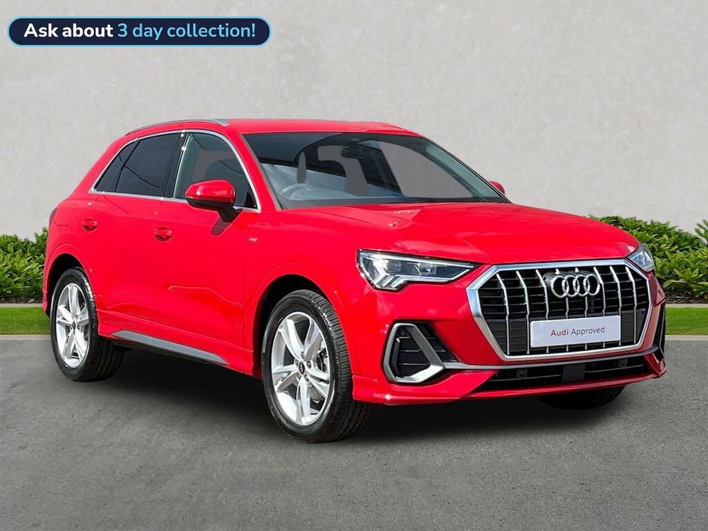 Audi Q3 35 Tfsi S Line Leather Red