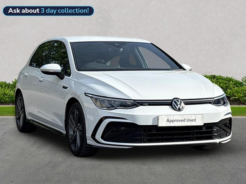 Volkswagen Golf 1.5 Etsi Mhev R-line Hatchback Hybrid D White