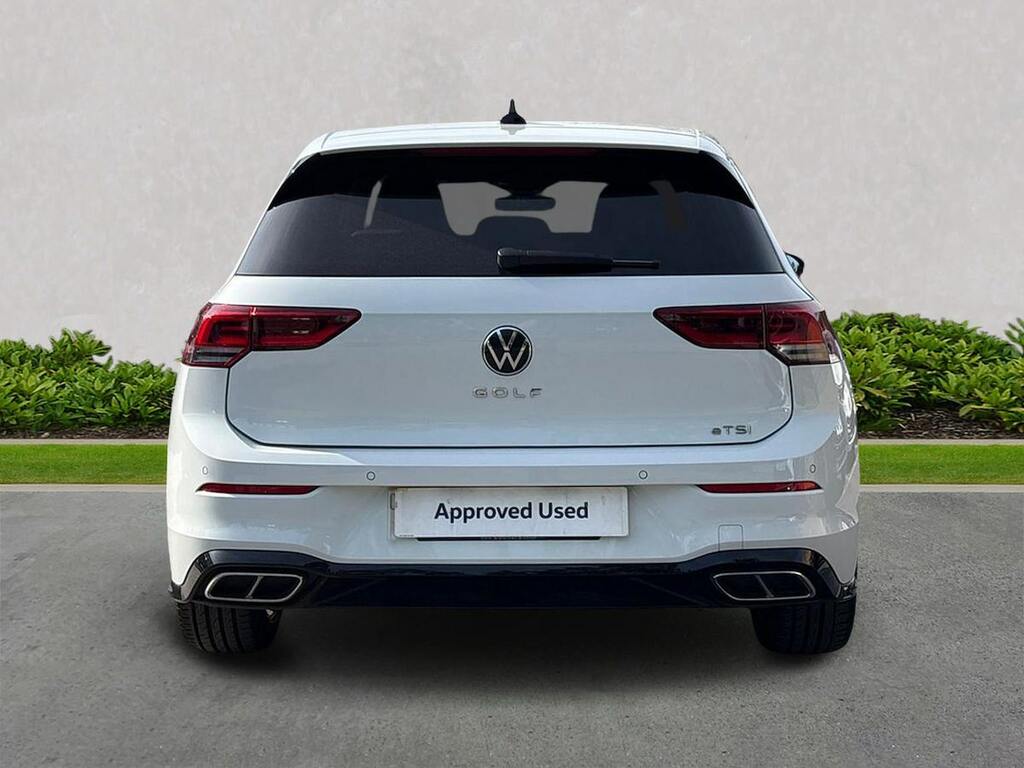 Volkswagen Golf 1.5 Etsi Mhev R-line Hatchback Hybrid D YG73GOR White #4
