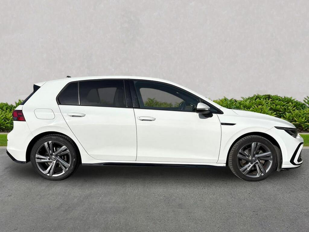 Volkswagen Golf 1.5 Etsi Mhev R-line Hatchback Hybrid D YG73GOR White #3