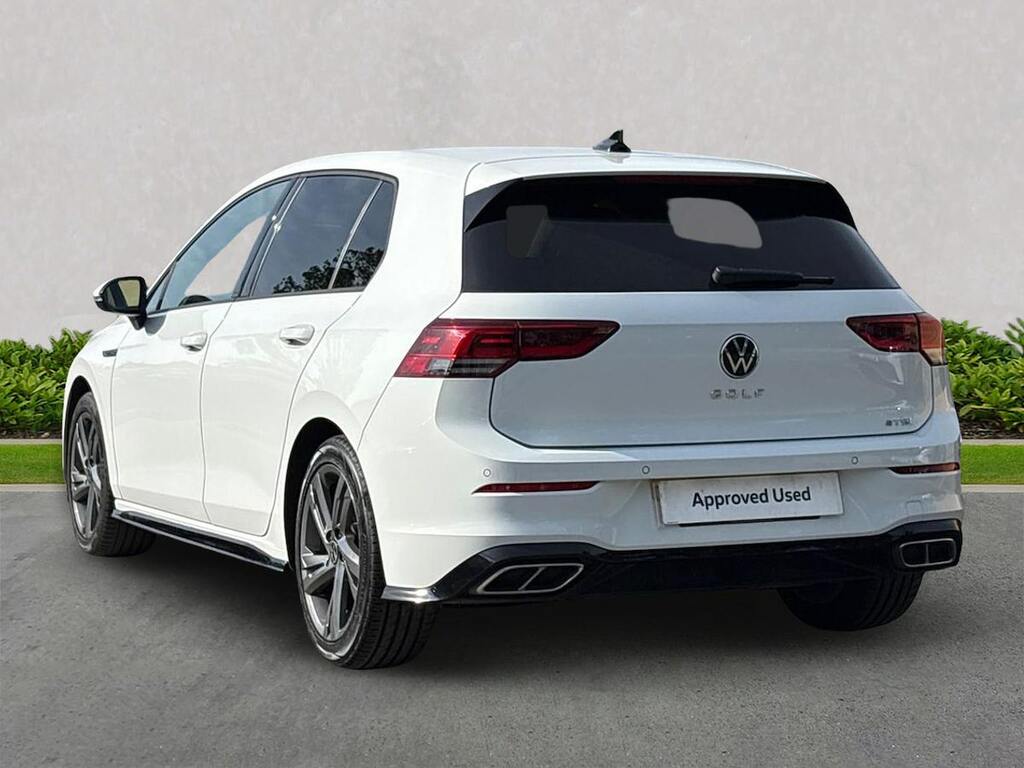 Volkswagen Golf 1.5 Etsi Mhev R-line Hatchback Hybrid D YG73GOR White #2
