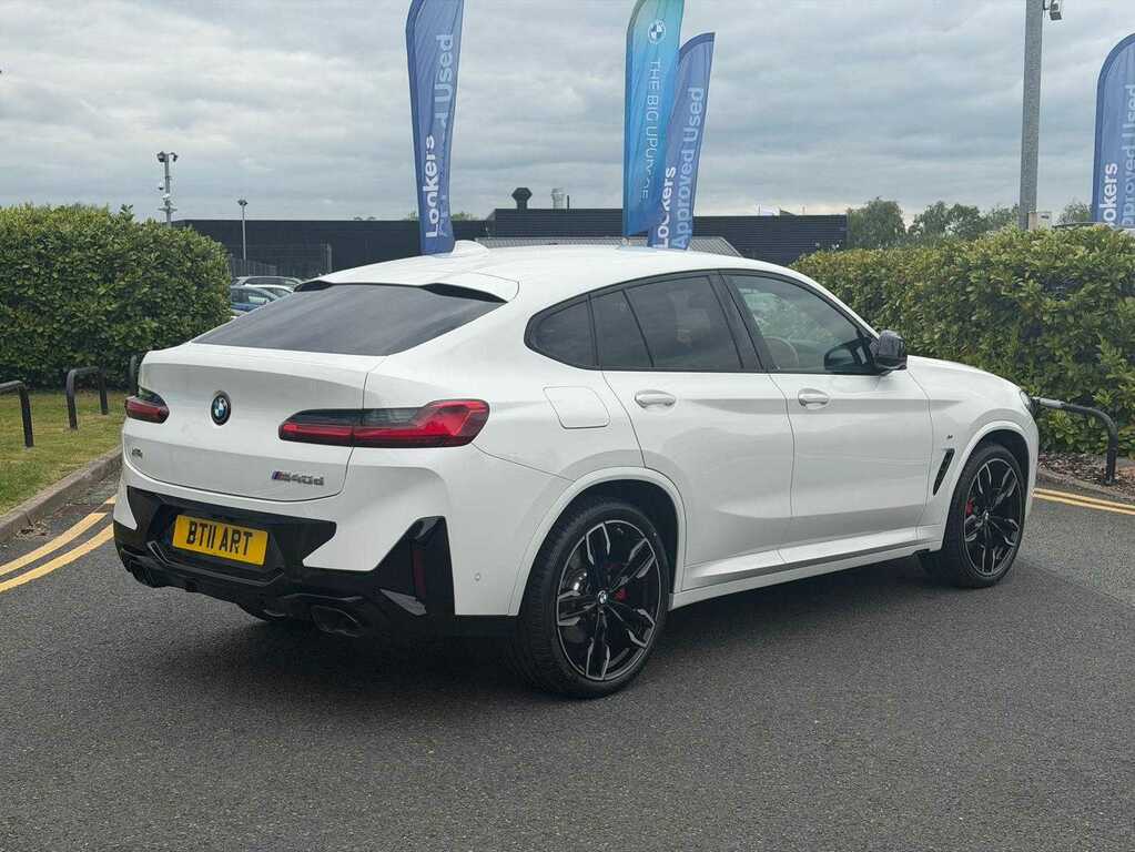 BMW X4 Xdrive M40d Mht White #3