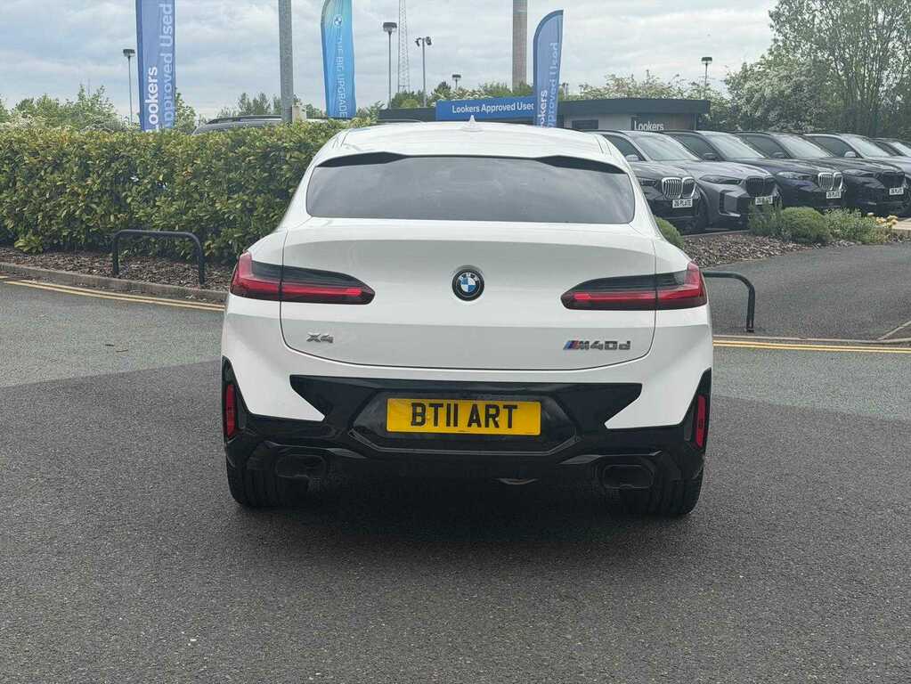 BMW X4 Xdrive M40d Mht White #4