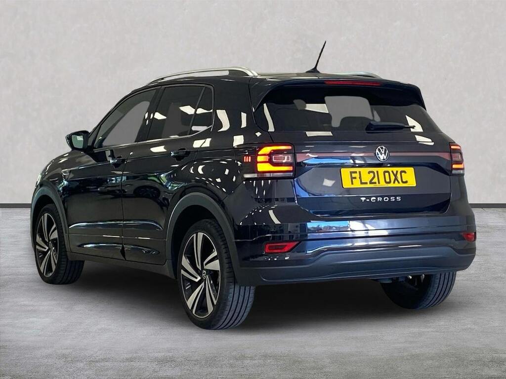 Volkswagen T-Cross 1.0 Tsi R-line Suv Dsg Euro 6 Ss 11 Black #2