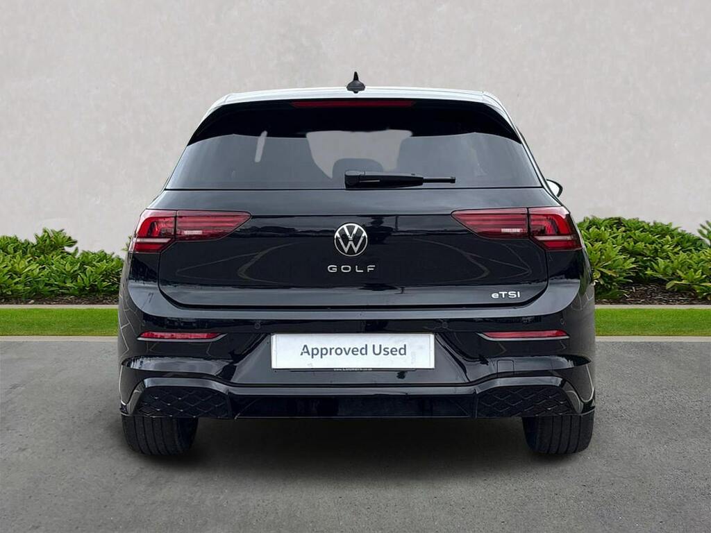 Volkswagen Golf 1.5 Etsi Mhev R-line Hatchback Hybrid D GL25KCG Black #3