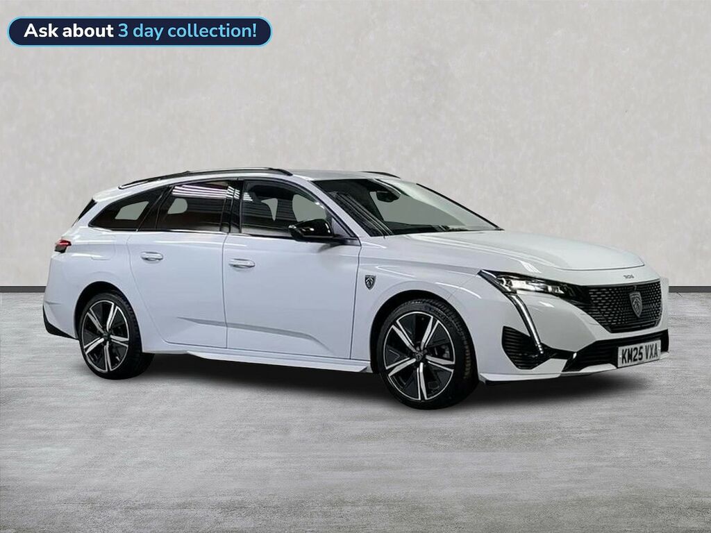 Peugeot 308 1.2 Gt Estate Hybrid E-dsc6 Euro 6 Ss White