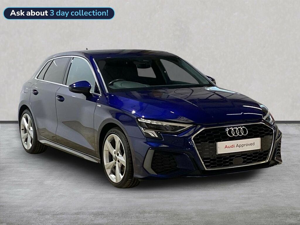 Audi A3 1.0 Tfsi 30 S Line Sportback S Tronic E Blue