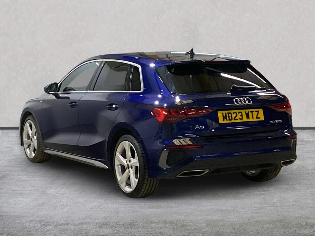 Audi A3 1.0 Tfsi 30 S Line Sportback S Tronic E MD23WTZ Blue #2