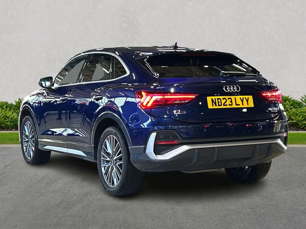 Audi Q3 2.0 Tdi 40 S Line Sportback S Tronic Qu ND23LYY Blue #2