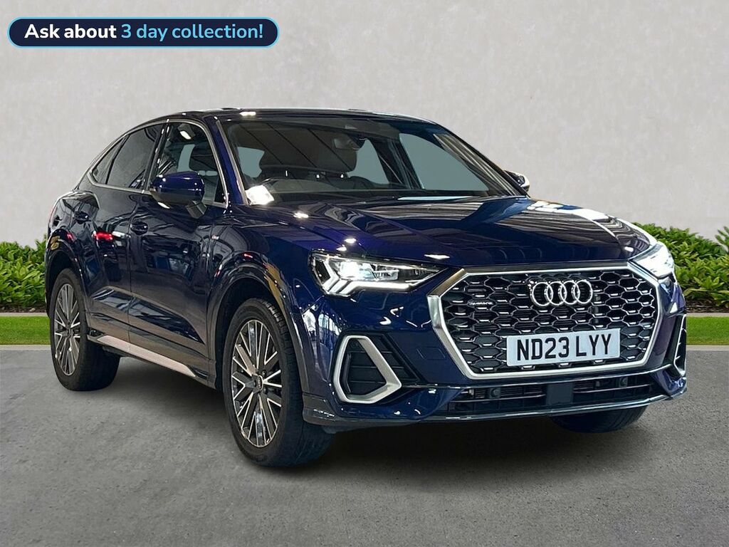Audi Q3 2.0 Tdi 40 S Line Sportback S Tronic Qu Blue