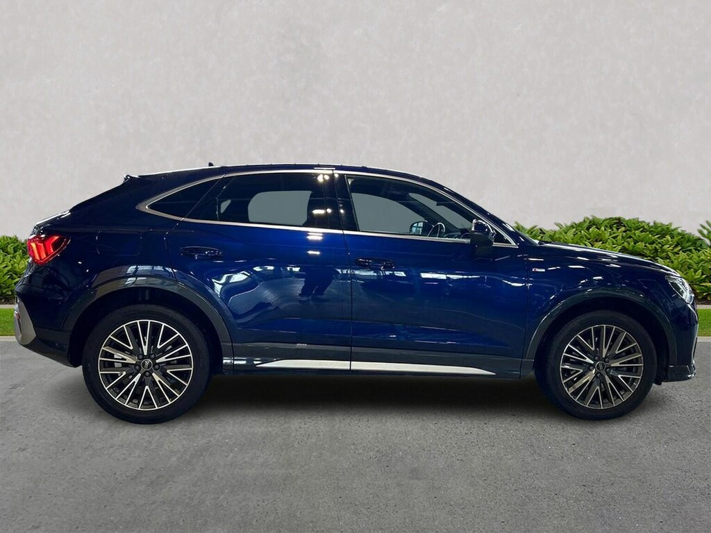 Audi Q3 2.0 Tdi 40 S Line Sportback S Tronic Qu ND23LYY Blue #3