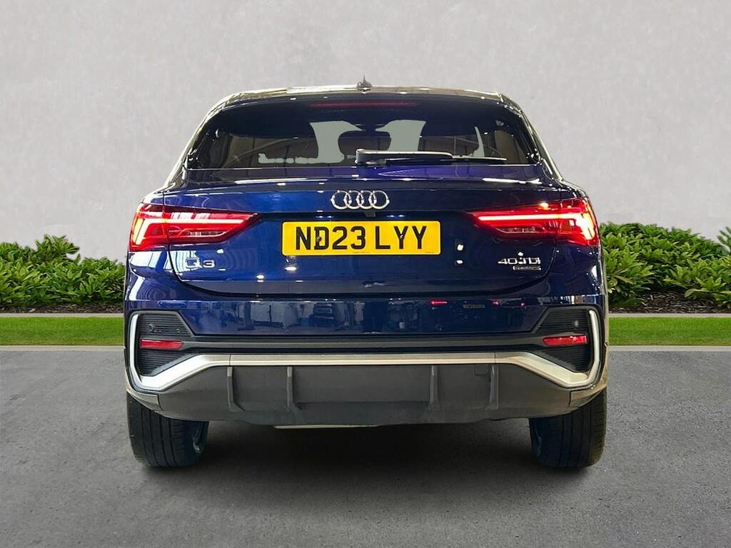 Audi Q3 2.0 Tdi 40 S Line Sportback S Tronic Qu ND23LYY Blue #4