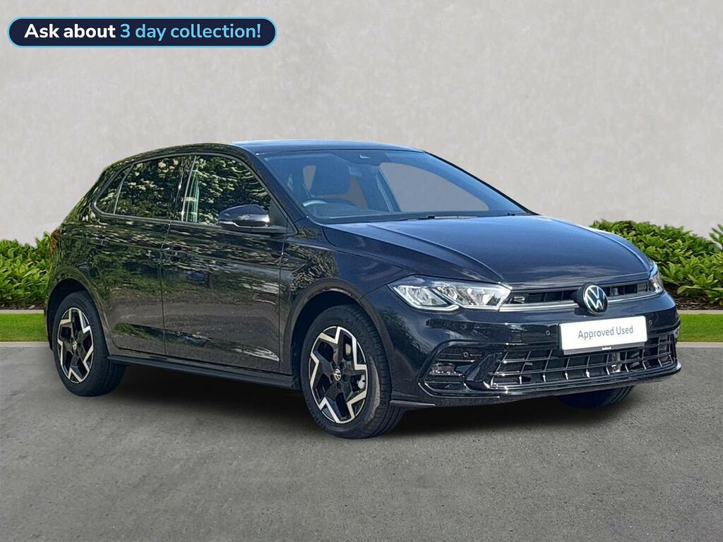 Volkswagen Polo 1.0 Tsi R-line Hatchback Dsg Euro 6 S Black