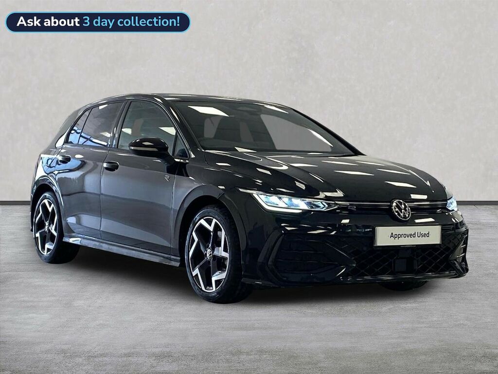 Volkswagen Golf 1.5 Etsi Mhev R-line Hatchback Hybrid D Black