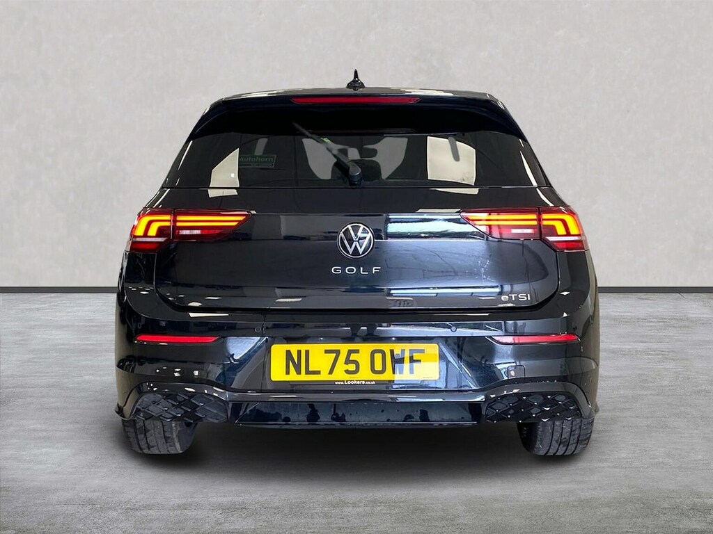 Volkswagen Golf 1.5 Etsi Mhev R-line Hatchback Hybrid D NL75OWF Black #4