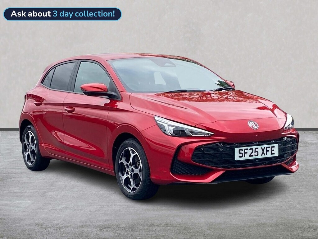 MG MG3 Mg3 1.5 Hybrid Trophy Hatchback Red