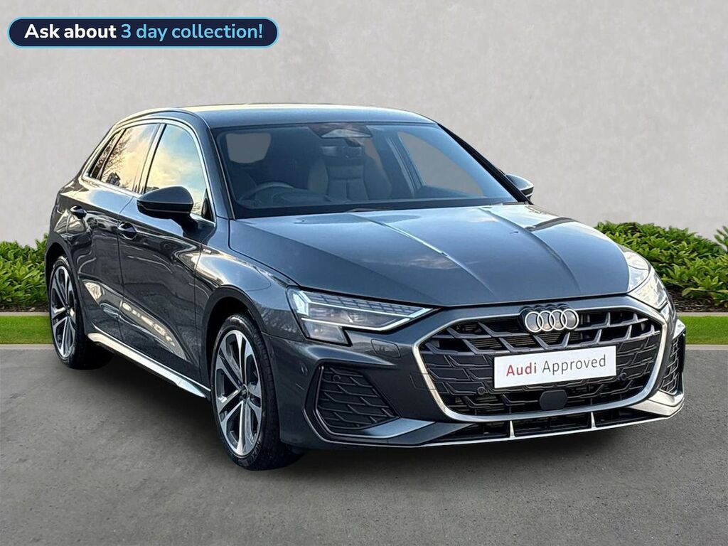 Audi A3 1.5 Tfsi 150 S Line S Tronic Tech Pack Grey