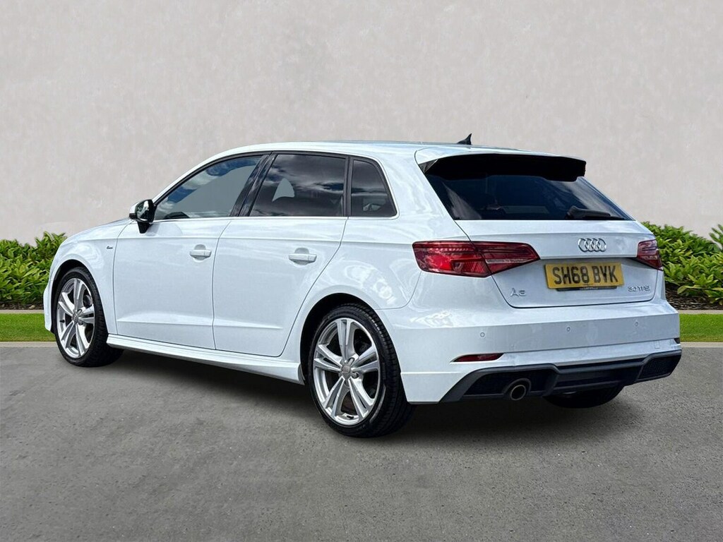 Audi A3 1.0 Tfsi S Line Tech Pack SH68BVK White #2