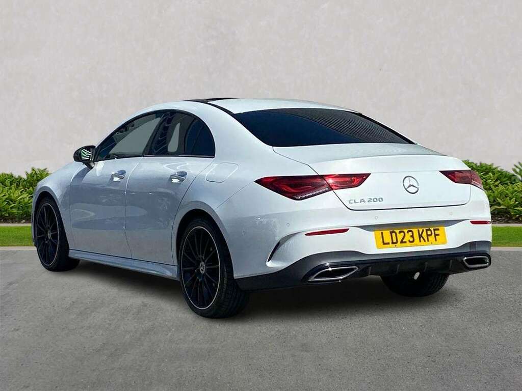 Mercedes-Benz CLA Class Cla 200 Amg Line Premium Night Ed Tip White #2