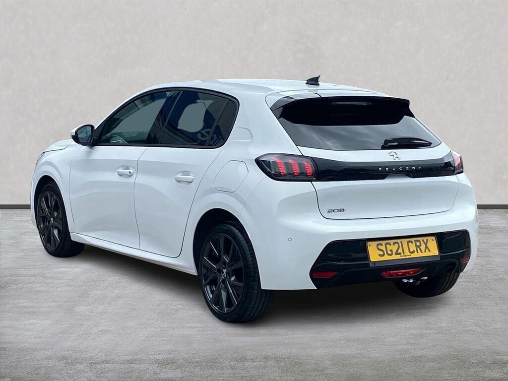 Peugeot 208 1.2 Puretech Allure Hatchback Eu SG21CRX White #2