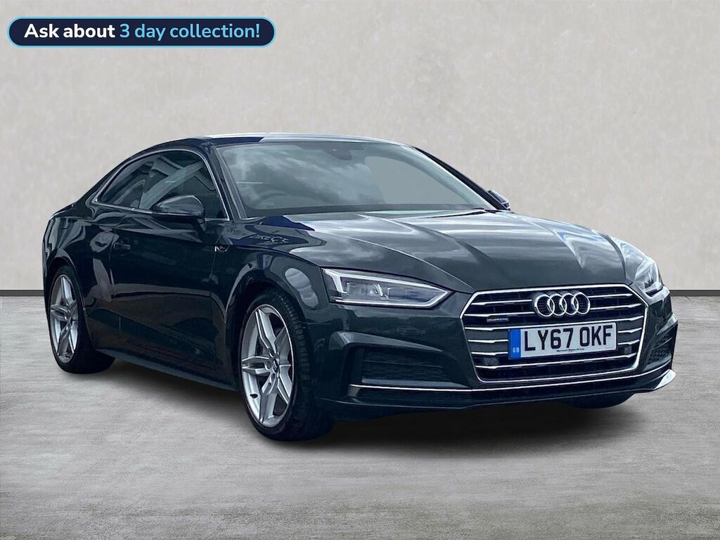 Audi A5 2.0 Tdi S Line Coupe S Tronic Quattro E Grey