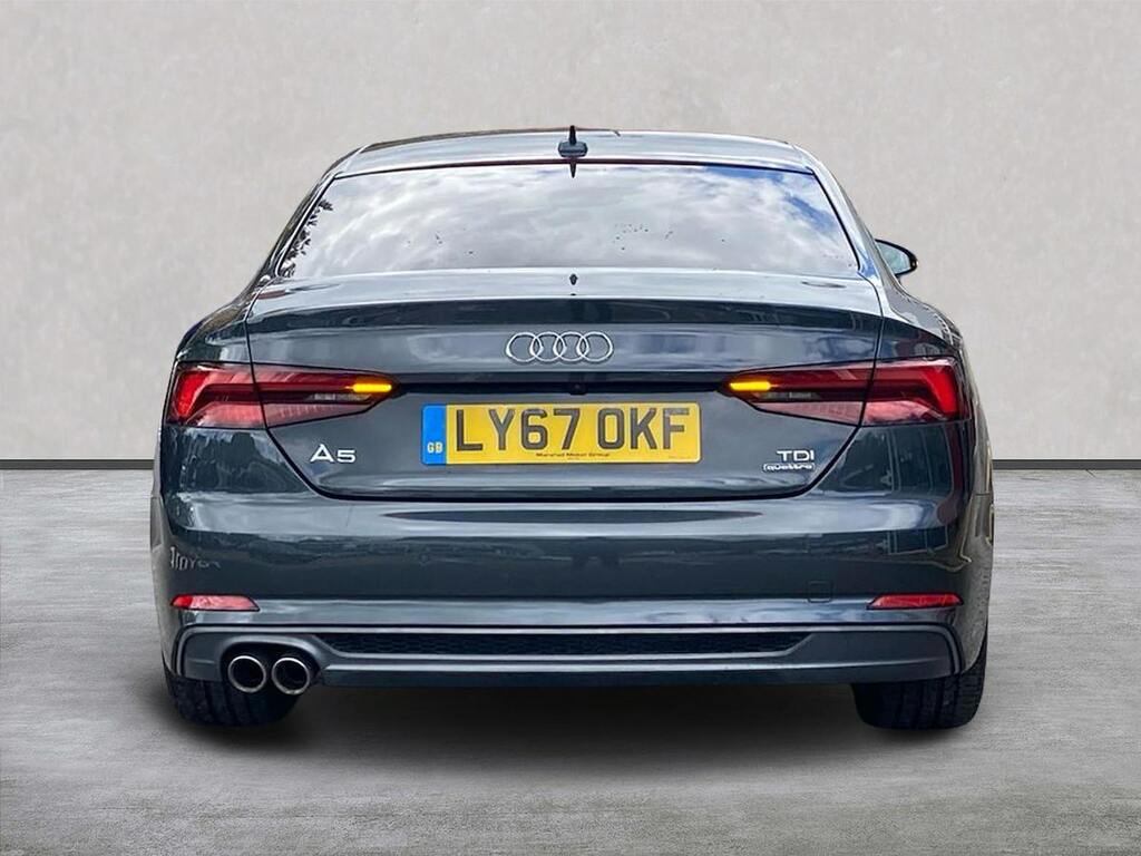 Audi A5 2.0 Tdi S Line Coupe S Tronic Quattro E LY67OKF Grey #4