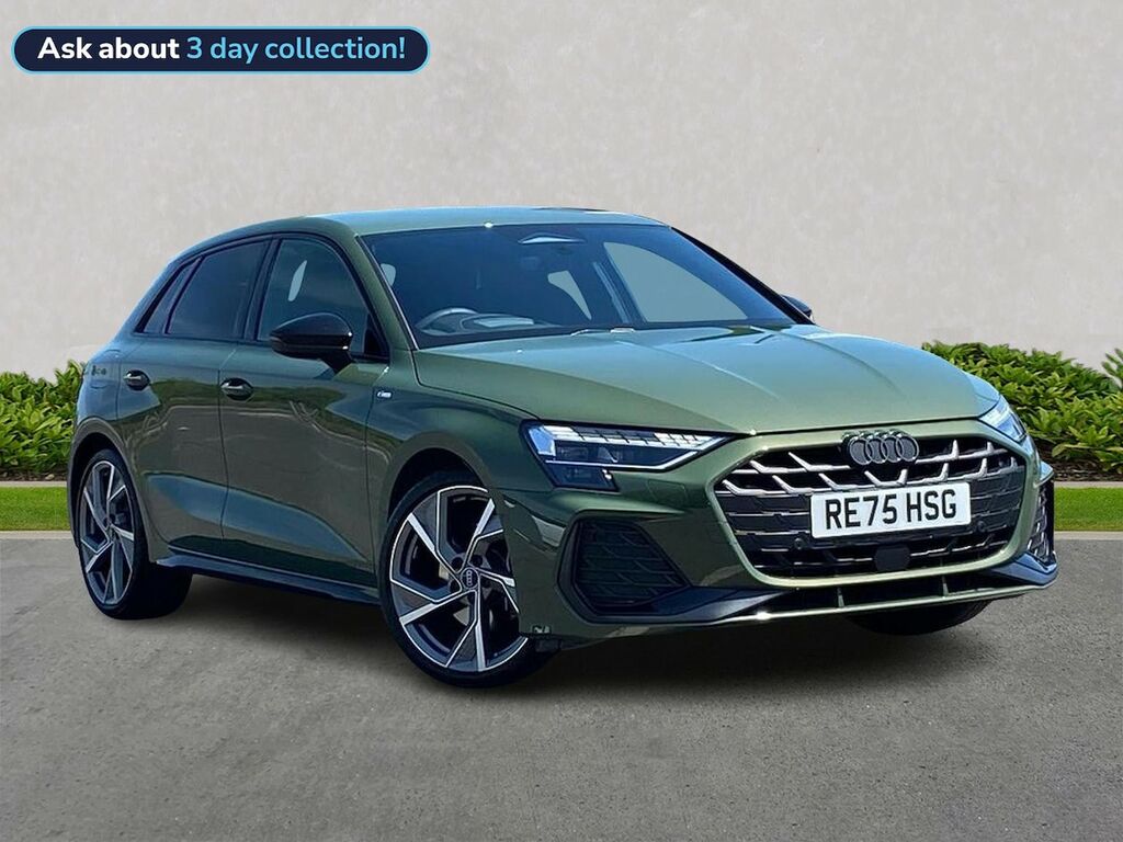 Audi A3 1.5 Tfsi 150 Black Ed S Tronic Tech Pack Green