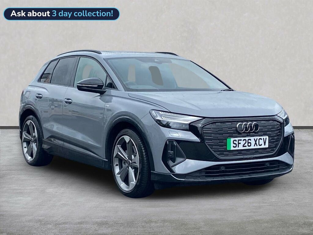 Audi Q4 E Tron 210Kw 45 82Kwh Black Edition Tech Pack Grey
