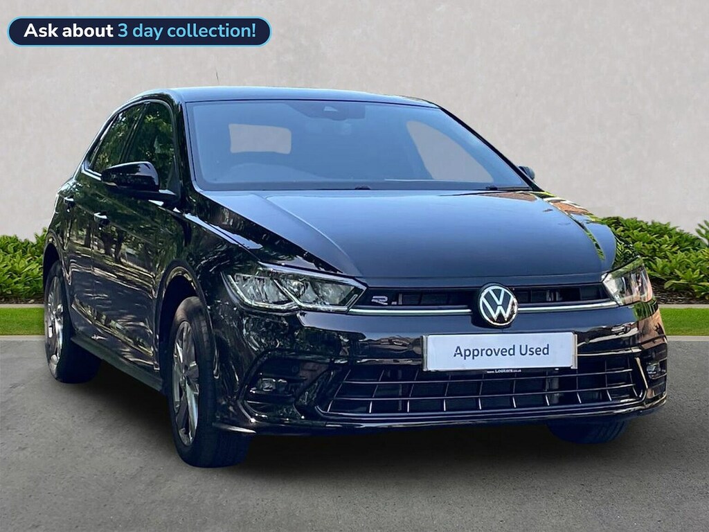 Volkswagen Polo 1.0 Tsi R-line Hatchback Dsg Euro 6 S Black