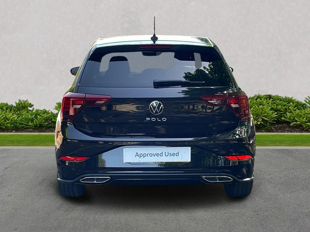 Volkswagen Polo 1.0 Tsi R-line Hatchback Dsg Euro 6 S GF23MBU Black #4