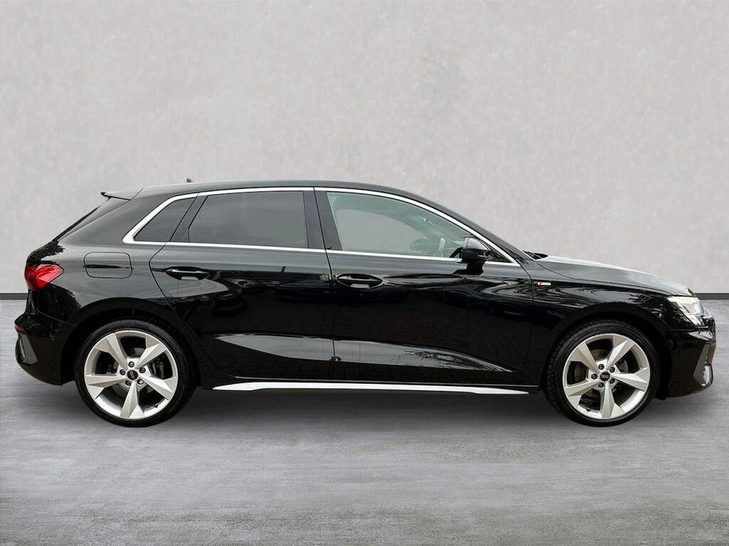 Audi A3 1.5 Tfsi 35 S Line Sportback S Tronic E GJ72YYF Black #3