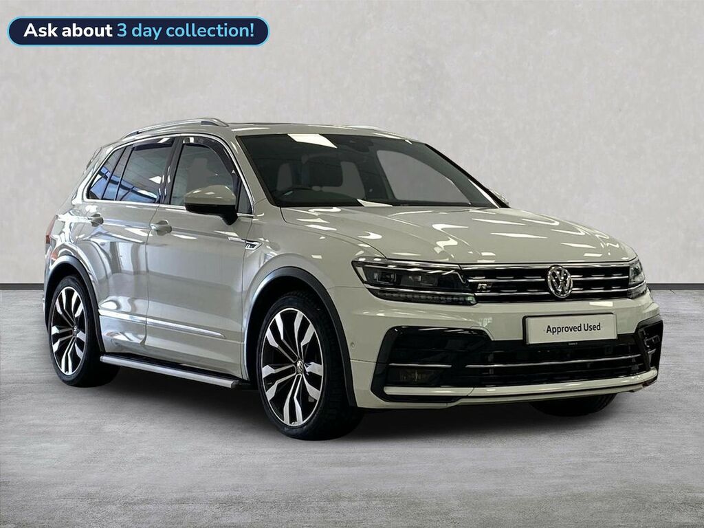 Volkswagen Tiguan 2.0 Tdi R-line Tech Suv Dsg 4Motion Eur White