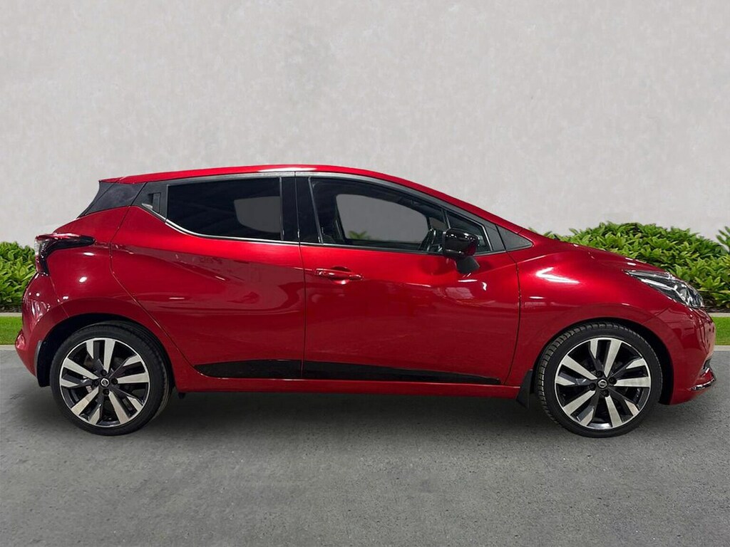 Nissan Micra 1.0 Ig-t Tekna Hatchback Xtron Euro 6 LL19DME Red #3