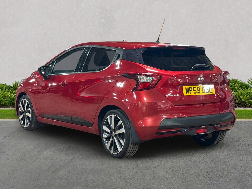Nissan Micra 1.0 Ig-t Tekna Hatchback Xtron Euro 6 LL19DME Red #2