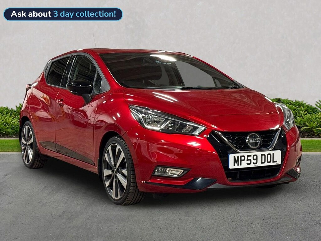 Nissan Micra 1.0 Ig-t Tekna Hatchback Xtron Euro 6 Red