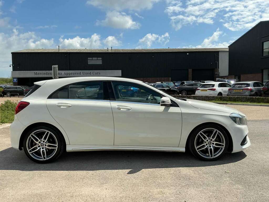 Mercedes-Benz A Class A200d Amg Line White #5