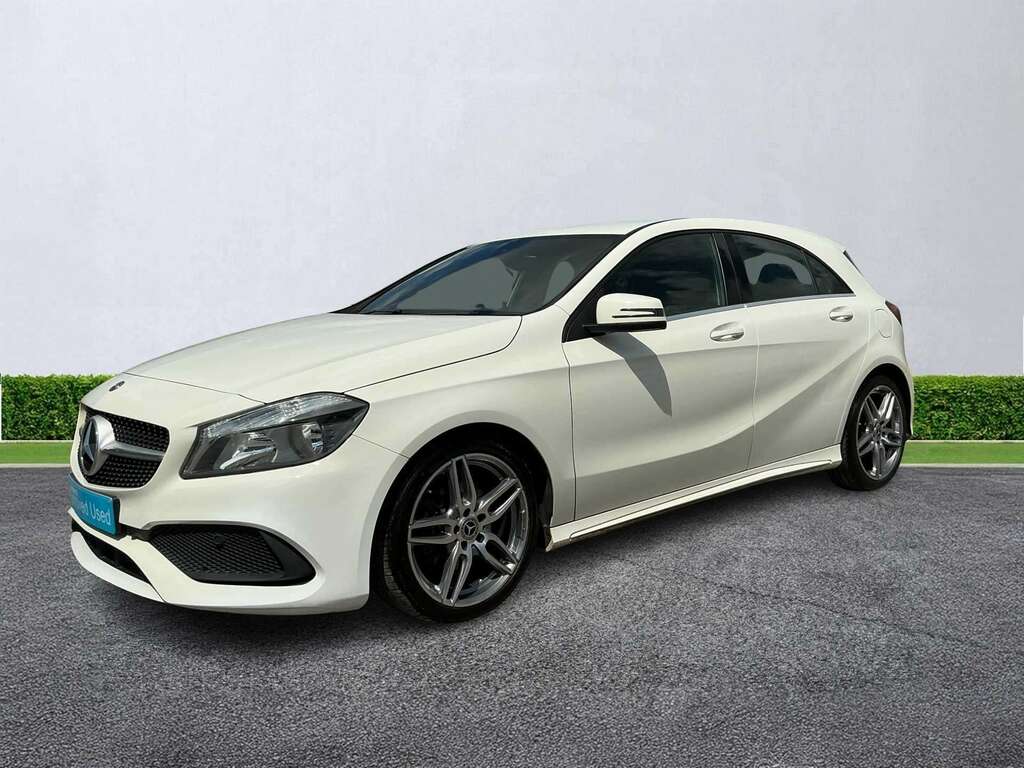 Mercedes-Benz A Class A200d Amg Line White #3