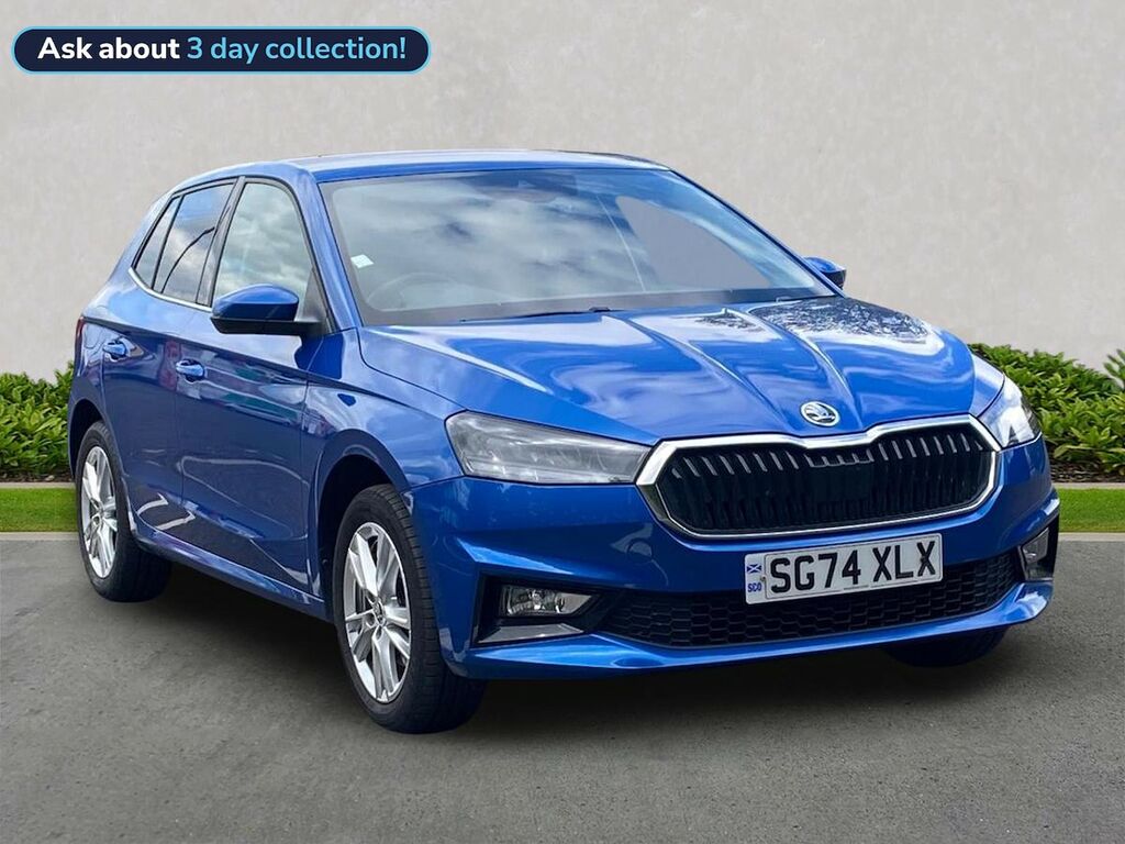 Skoda Fabia 1.0 Tsi Se L Hatchback Euro 6 S Blue