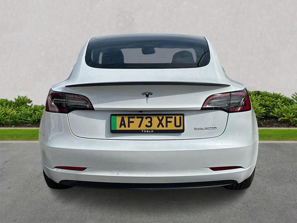 Tesla Model 3 Dual Motor Performance Saloon AF73XFU White #4
