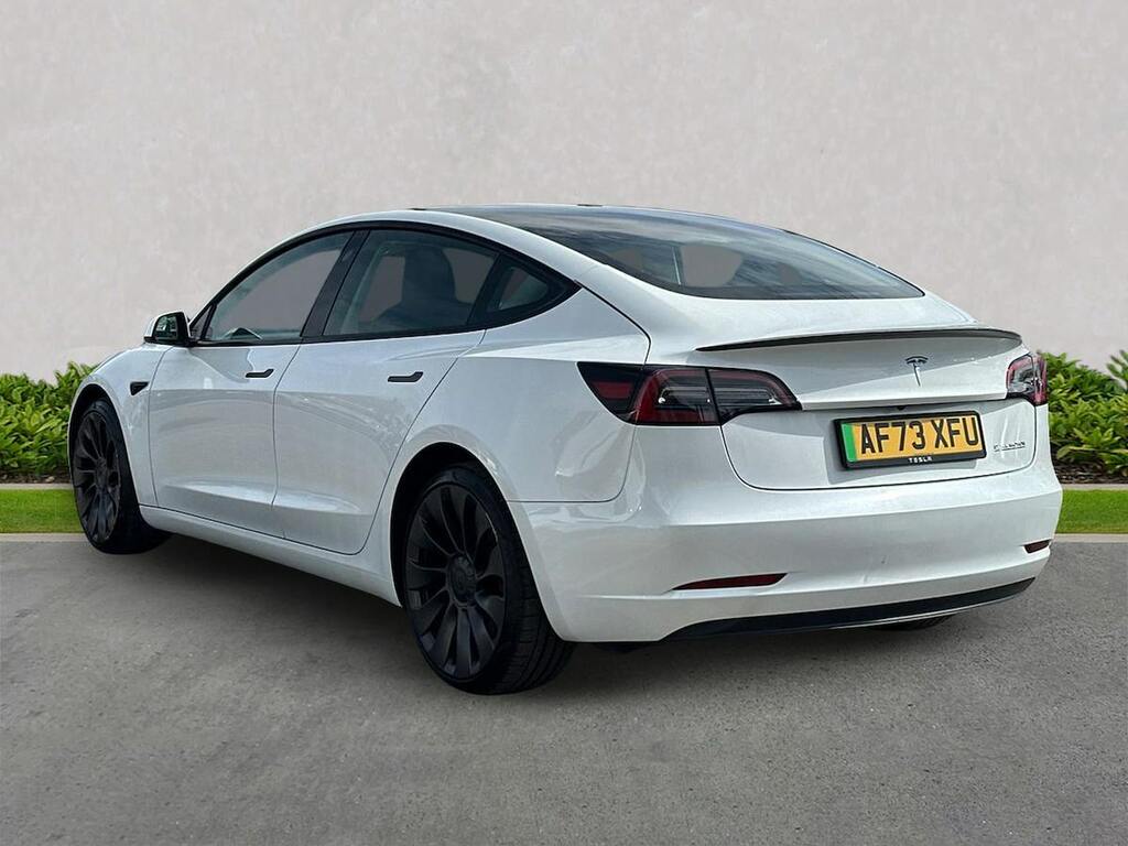 Tesla Model 3 Dual Motor Performance Saloon AF73XFU White #2
