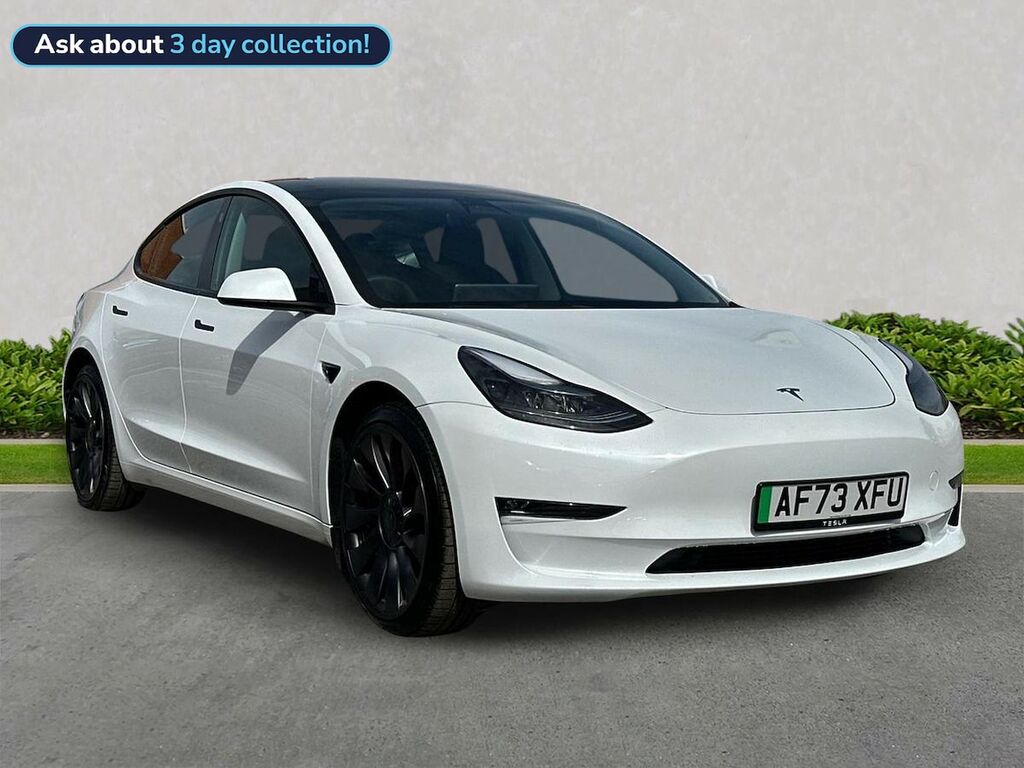 Tesla Model 3 Dual Motor Performance Saloon White