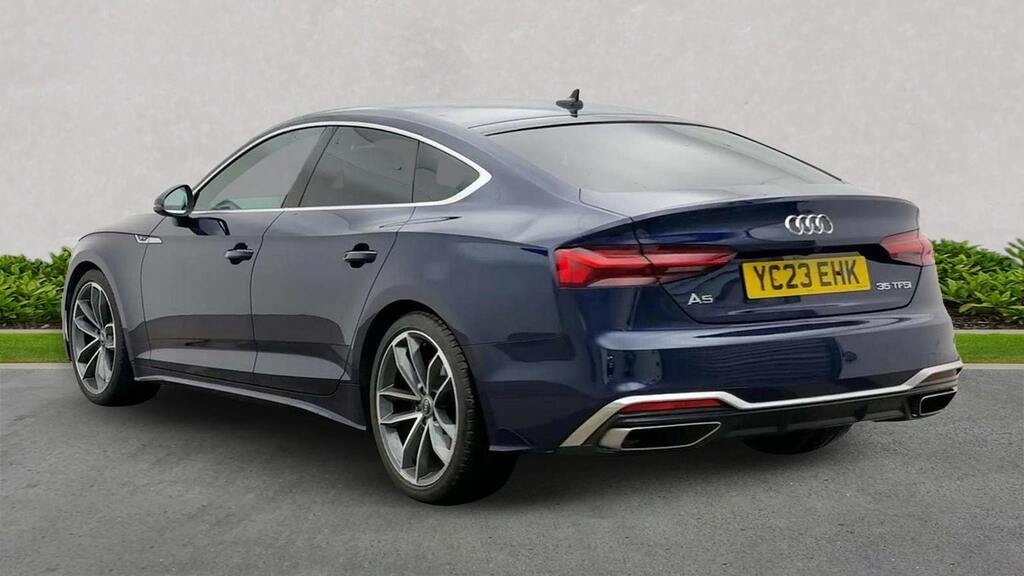 Audi A5 2.0 Tfsi 35 S Line Sportback S Tronic E YC23EHK Blue #2
