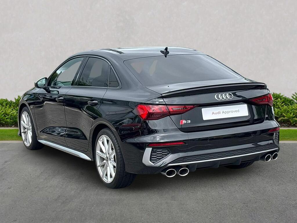 Audi A3 2.0 Tfsi Saloon S Tronic Quattro Euro 6 Black #2