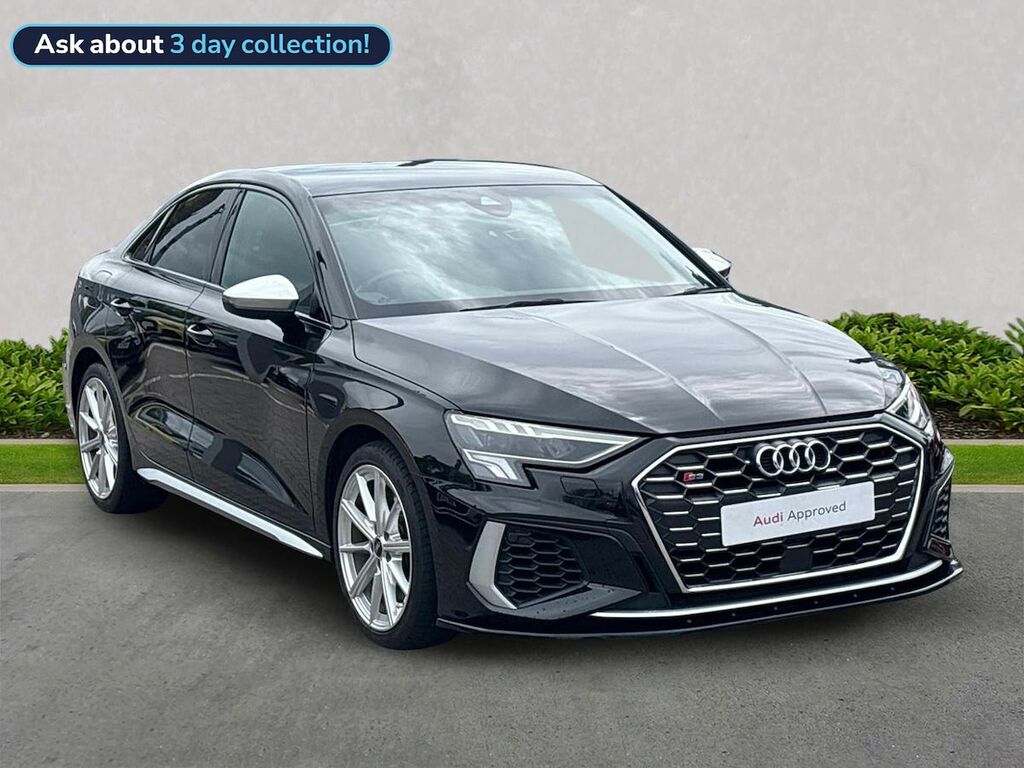 Audi A3 2.0 Tfsi Saloon S Tronic Quattro Euro 6 Black