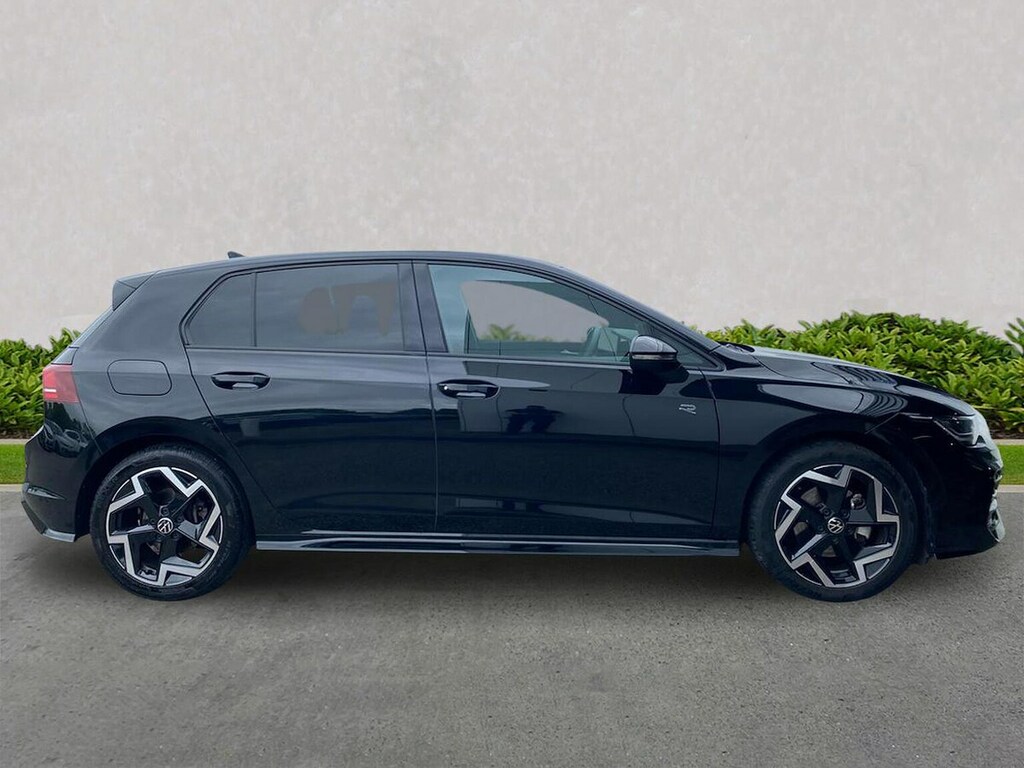 Volkswagen Golf 1.5 Etsi Mhev R-line Hatchback Hybrid D GM25OFW Black #2