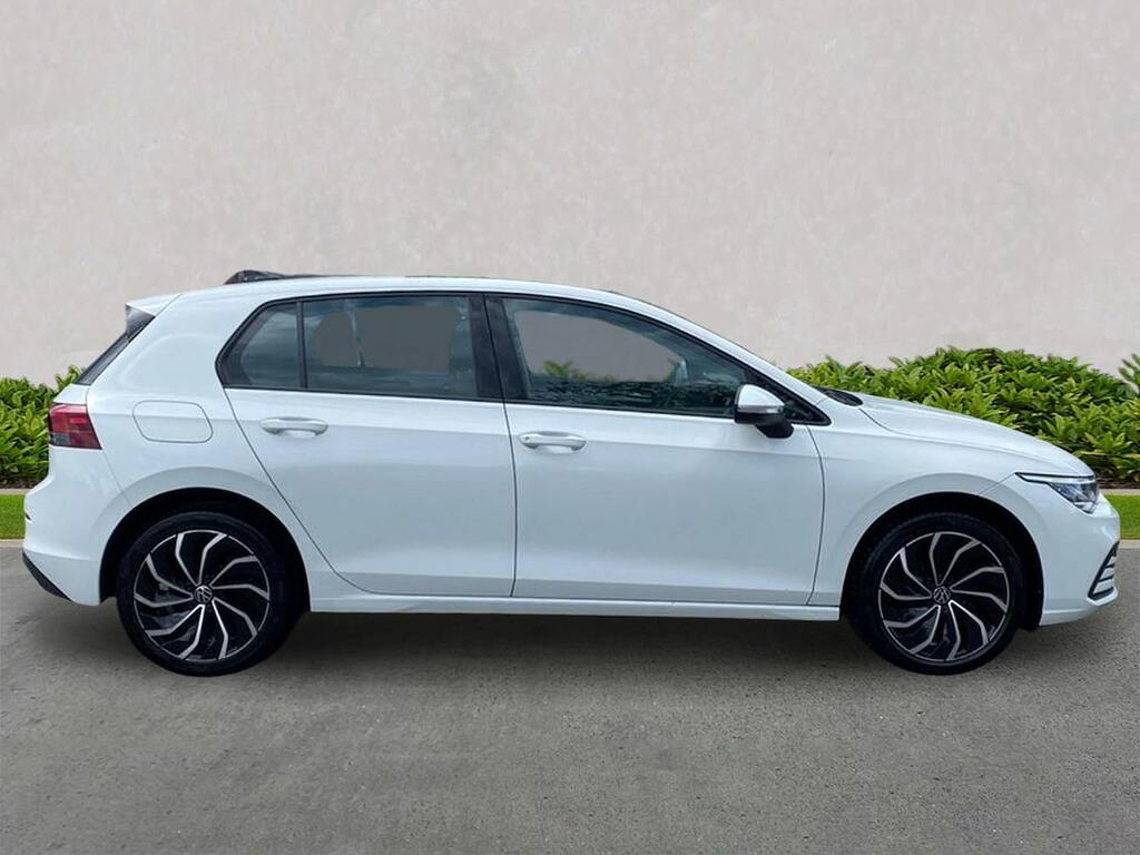 Volkswagen Golf 1.0 Etsi Mhev Life Hatchback Hybrid Dsg White #3